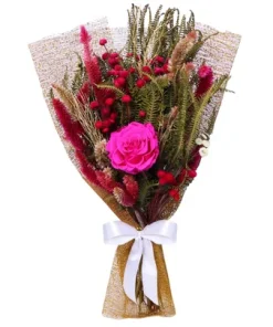 3 FOLHAGEM RUSCUS  5 FOLHAGEM TANGO  12 ROSA NACIONAL VERMELHA